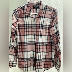 Banana Republic Factory Boyfriend Flannel Shirt